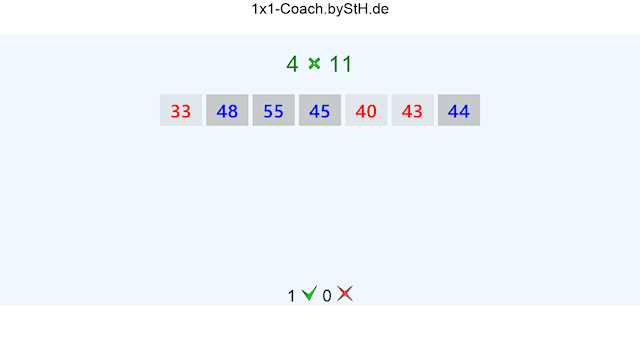 1x1-Coach AufgabeJokerAngewendet